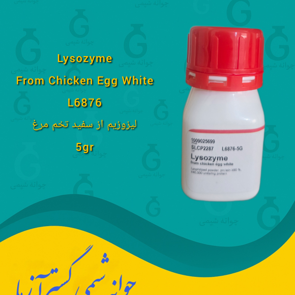 ه انگلیسی	 لیزوزیم Lysozyme from chicken egg  کد:L6876